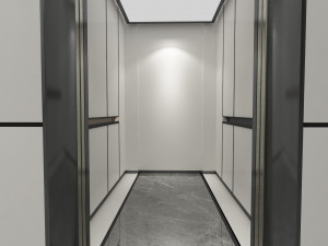 Modern elevator room Model 3D
