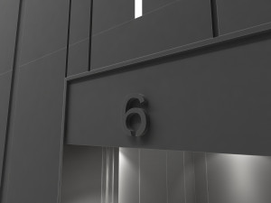 Modern elevator room Model 3D