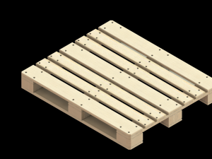 PALLETS 3D 1000x1200 3D Model