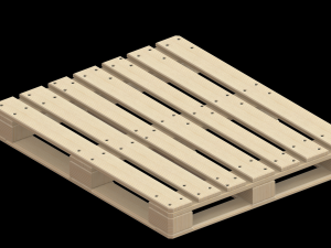 PERIMETER PALLETS 3D 1000x1200 3D Model