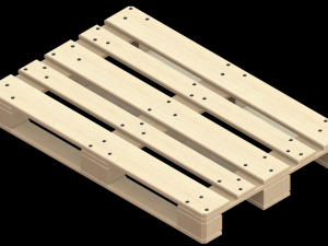 EURO PALLETS 3D 800x1200 3D Model
