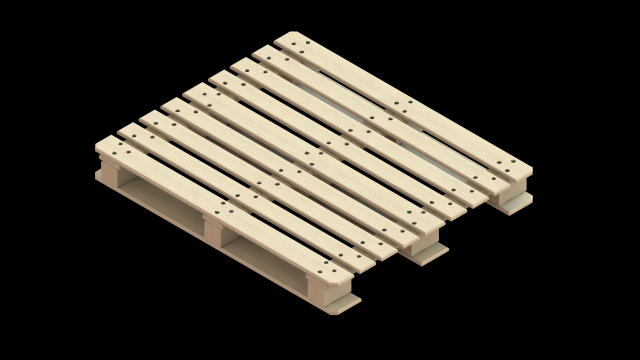 CHEMICAL PALLETS CP1 3D 1000x1200 3D Model .c4d .max .obj .3ds .fbx .stl .blend 