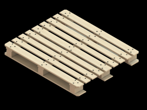 CHEMICAL PALLETS CP1 3D 1000x1200 3D Model