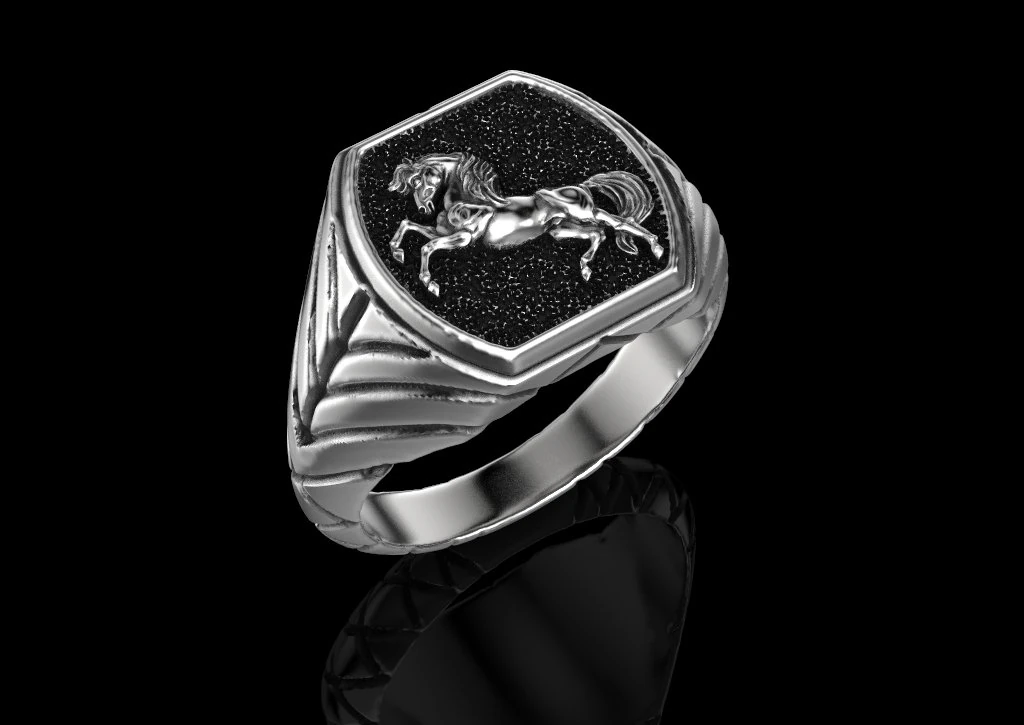 Ring of the Horse 3D print model 13 3D Model .c4d .max .obj .3ds .fbx .stl .blend 