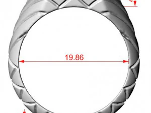 Ring of the Horse 3D print model 13 3D Model