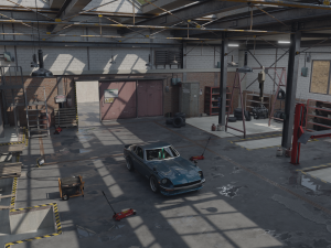 High Detail Garage 3D Model