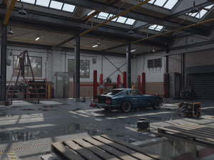 High Detail Garage 3D Model