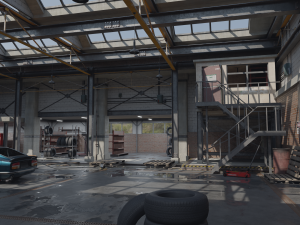 High Detail Garage 3D Model