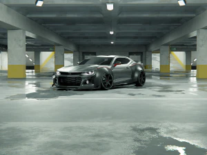 Ambiente a tema parcheggio Modello 3D