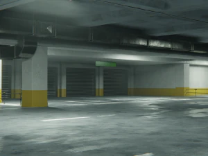 Парковка Тематическая среда 3D Модель