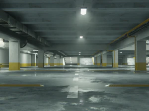 Парковка Тематическая среда 3D Модель