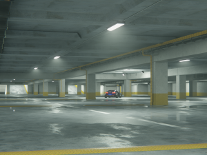 Parking Theme Environment 3D Модель