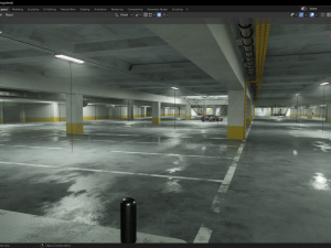 Parking Theme Environment 3D Модель