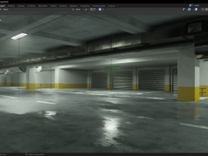 Parking Theme Environment 3D Модель