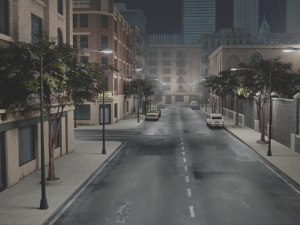 Old city street Assets 3D Model
