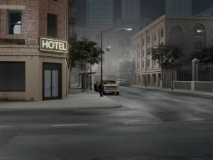 Old city street Assets 3D Model