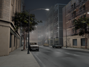 Old city street Assets Model 3D