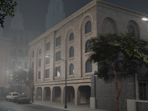 Old city street Assets Model 3D