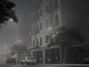 Old city street Assets Model 3D