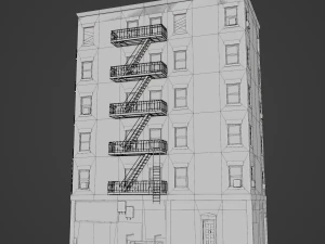 Old city street Assets 3D Model