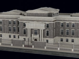 Old city street Assets Model 3D