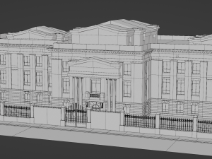 Old city street Assets Model 3D