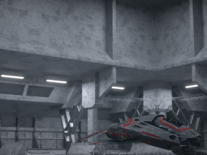 3D Sci Fi Hangar Interior Modelo 3D