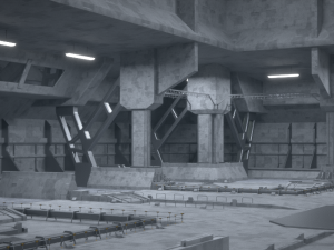 3D Sci Fi Hangar Interior Modelo 3D