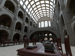 Biblioth&egrave;que classique Modèle 3D