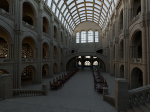 Classic Library 3D Model