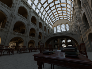 Classic Library 3D Model