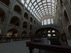 Biblioth&egrave;que classique Modèle 3D