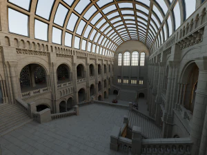 Biblioth&egrave;que classique Modèle 3D