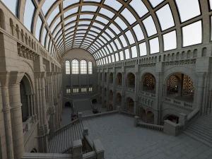 Biblioth&egrave;que classique Modèle 3D