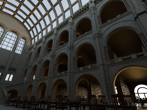 Classic Library 3D Model