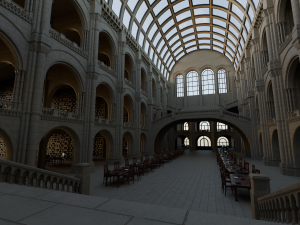 Classic Library 3D Model