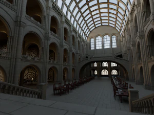 Biblioth&egrave;que classique Modèle 3D