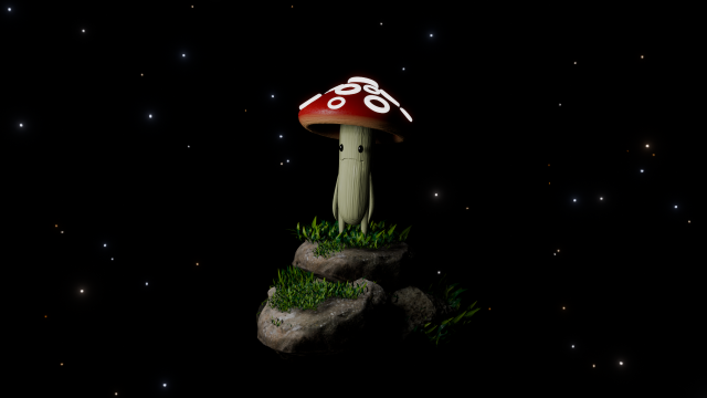Mashroom 3D 모델 .c4d .max .obj .3ds .fbx .stl .blend 
