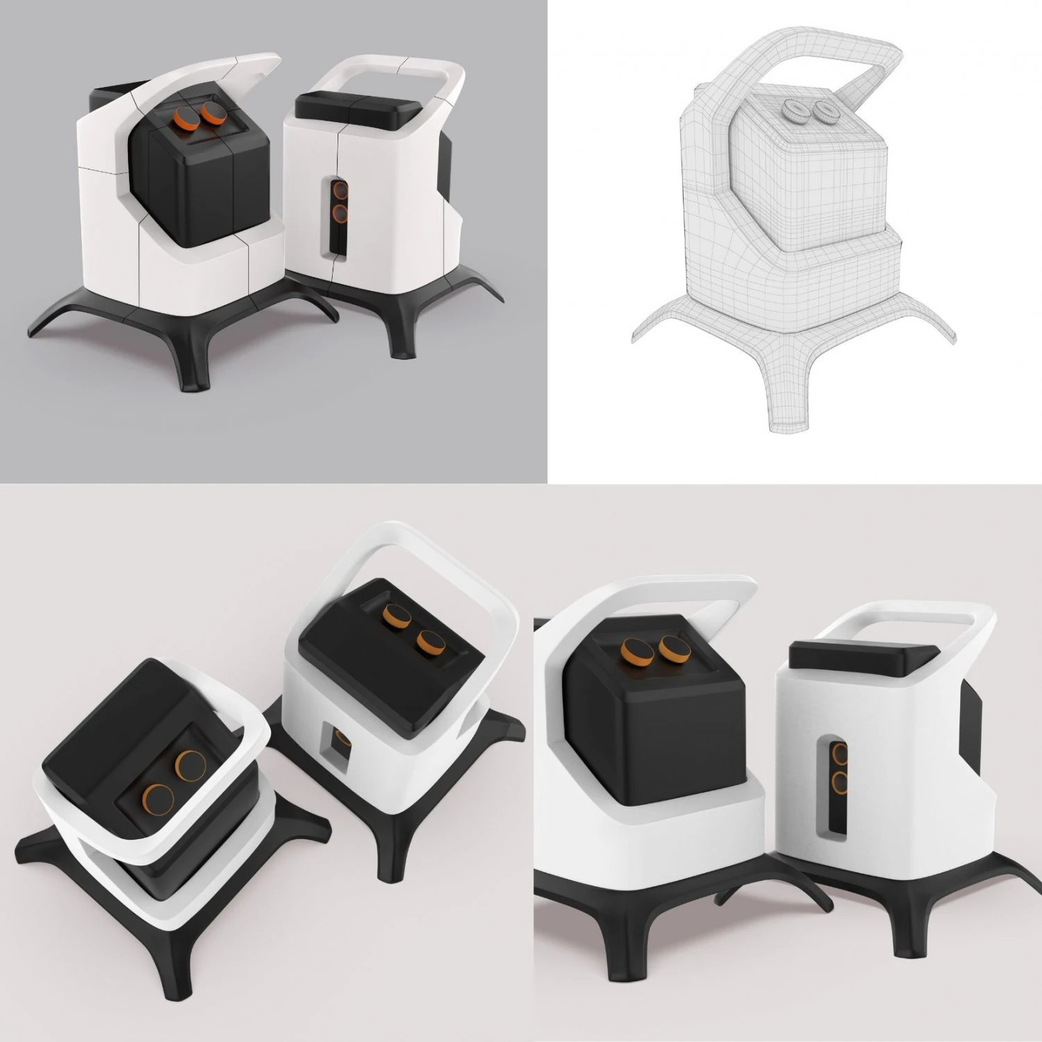 Bathroom industrial chic 3D Model .c4d .max .obj .3ds .fbx .stl .blend 