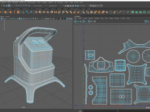 Bathroom industrial chic 3D Model