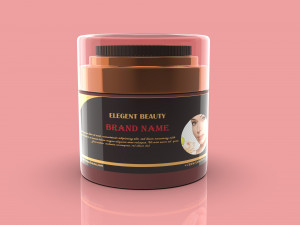 Beauty Cream 3D Model