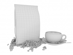 Coffee bag 3D Model