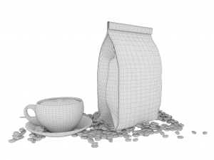 Coffee bag 3D Model