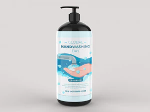 Hand wash bottle 3D Model