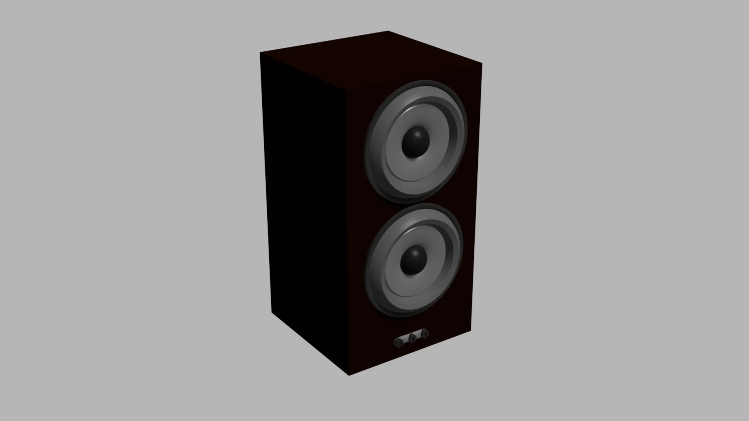 Subwoofer 3D Model .c4d .max .obj .3ds .fbx .stl .blend 