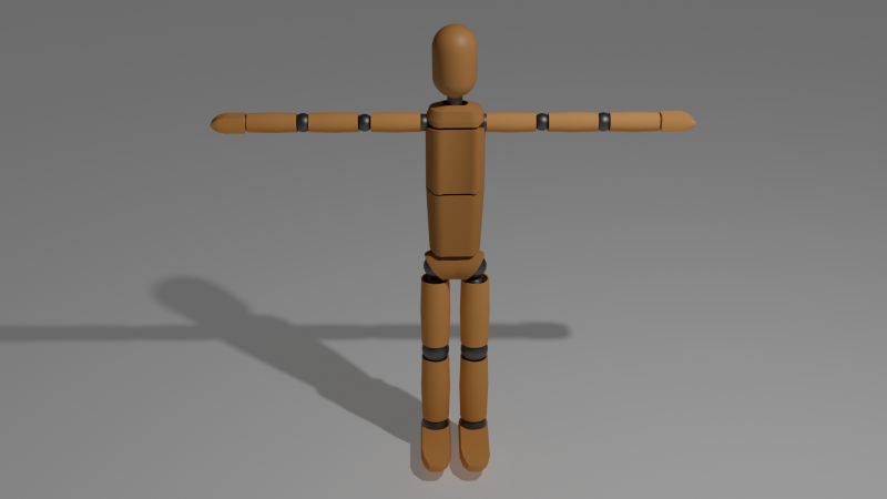 Robot dummy 3Dモデル .c4d .max .obj .3ds .fbx .stl .blend