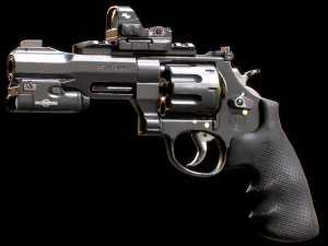 Magnum 357 Red Dot Scope Laserkennzeichnung 3D Modell