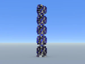 Modular rotating skyscraper 3D Model