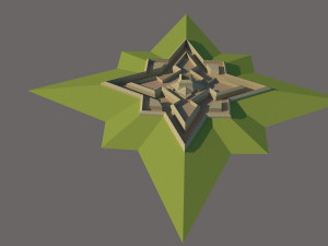 Star fort 3D मॉडल
