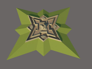 Star fort Modèle 3D